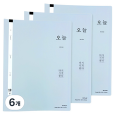 Withna 透明文件夾 10頁 N24-1144, 灰藍色, 6個