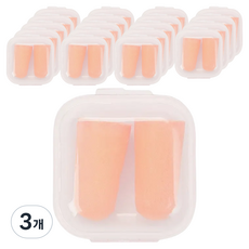 디케이원 예쁜 소음방지 귀마개 한쌍 스킨A 1.4 x 2.8 cm, 3개, 20개입