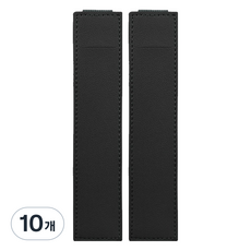 미소로운 다이어리 볼펜 홀더 S 16.5 x 3.5 x 0.5 cm, 블랙, 10개