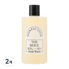 논픽션 더베이지 바디워시, 300ml, 2개