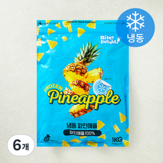 Bite?Delight! 파인애플 (냉동), 6개, 1kg