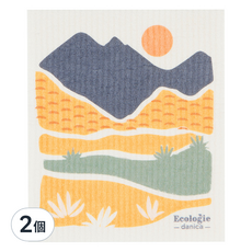danica STUDIO Ecologie瑞典環保抹布 山谷夕景, 2個