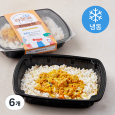 라온콕 한끼뚝딱 닭가슴살 카레덮밥 (냉동), 260g, 6개