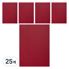 sewoose 插入式金緞帶紙質獎狀夾, 25個, 紫紅色