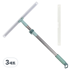 DAEHAN Water Zero 180度浴室除水刮刀 2段長柄刮刀 50cm + 備用刮刀組