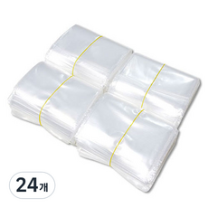 Green Vinyl 生活夾鏈袋, 透明, 24套