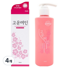 3WB 女性用細膩女人漢方清潔劑, 180ml, 4個