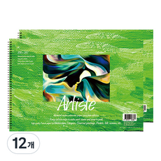 全彩美術用素描本 200g 隨機出貨, 8開, 15張, 12個