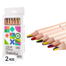 SINA ART 混合色鉛筆 6入組, 2套, 4色