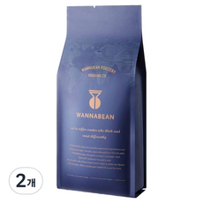 WANNABEAN 低咖啡因哥倫比亞咖啡豆, 研磨咖啡(咖啡機用), 500g, 1包