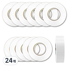 OON 마스킹테이프 흰색 25mm, 24개