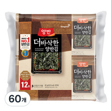 양반 더 바삭한 김, 5g, 60개 5g, 60개
