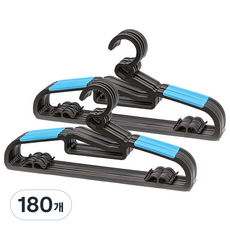 데코즈인 하트 논슬립 옷걸이, 블루, 180개