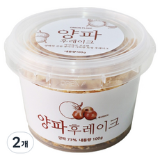 코우인터내셔널 양파 후레이크, 2개, 100g