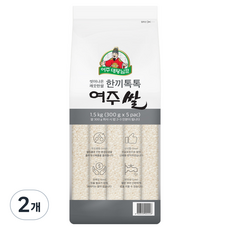 대왕님표 한끼톡톡 여주쌀 5p, 1.5kg, 2개, 상등급