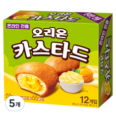 오리온 카스타드 12p, 288g, 5개