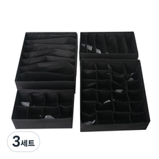 브로픽 옷 정리함 4종 세트, 3세트