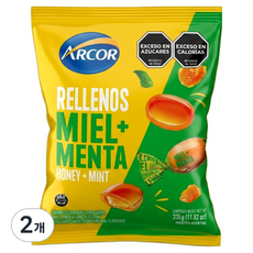 ARCOR 蜂蜜薄荷味糖果, 335g, 2個