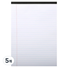 일상속반짝 학습메모 노트 A4, 화이트, 5개