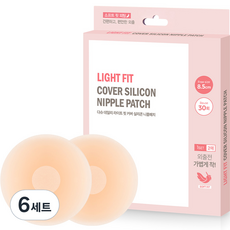 DASHU 女性輕盈親膚胸貼套組, 6組