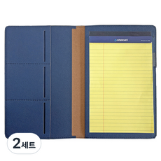 메모패드 A5 + 커버 세트, 네이비(커버), 2세트