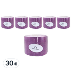 뽀마 스포츠테이프 5 cm x 5 m 퍼플, 1개입, 30개
