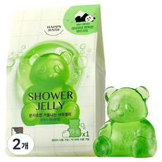 HAPPY BATH Baofamily 經典系列 果凍沐浴露 清新竹子香, 75g, 2個