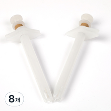 케리빙 반려동물 안전한 일체형 알약 주사기 투명, 150g, 8개