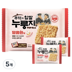 추억의 찹쌀 누룽지 팝 달콤한맛 12p, 5개, 288g 5개, 288g
