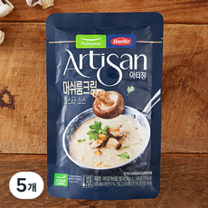 풀무원 아티장 머쉬룸크림 소스, 145g, 5개