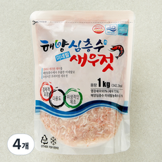 해양심층수 미네랄 새우젓, 1kg, 4개