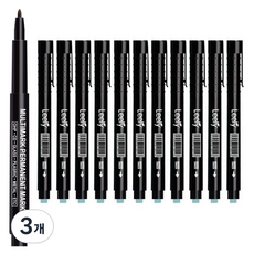 Leely Artmore 可擦式簽字筆, 36個, 黑色(簽字筆)