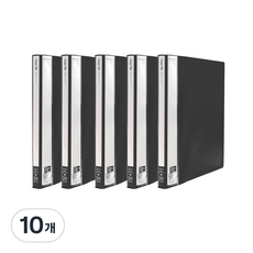 Indie A4透明文件夾 20頁, 黑色, 10個