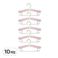 SENSEIDDA 可調節尺寸衣架, 10個, 03 粉紅色