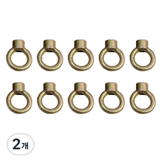 Ino Hardware 吊環螺帽 鐵 IN116 10入, 2個, 20個, M6, 13mm