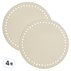 小髮夾包包底修補布, Vanilla, 4個