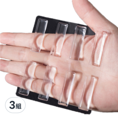 防撞保護貼 短款8條, 3.5 x1 x 0.2cm, 透明, 3組