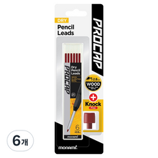 monAmi Procap乾式馬克筆替芯 2.8mm, 紅色, 6套