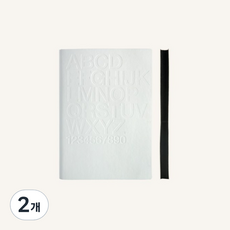 시그니처 구텐베르크 노트북, 헬베티카(화이트) A6, 2개