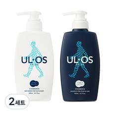 우르오스 클렌징 스칼프샴푸 500ml + 스킨워시 500ml 기획 세트, 2세트