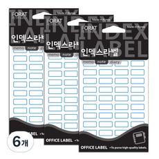 Petit 索引標籤 一般標籤貼紙 20-211B, 18入, 6個