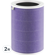 샤오미 공기청정기 호환 필터 퍼플, 미에어(퍼플), 2개