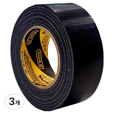 Sinil Tape 超強力棉質膠帶 48mm x 25m, 黑色, 3個