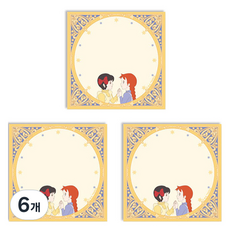 紅髮安妮迷你便條紙, 1入, 6個, 友情