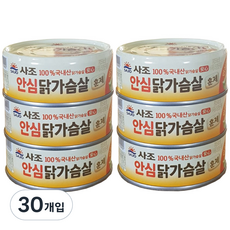 사조 안심 훈제 닭가슴살, 90g, 30개입