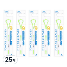 오픈스페이스 소프트 실리콘 혀클리너 그린, 25개