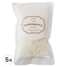 쿠킹스토리 건조 코코넛 슬라이스, 500g, 5개