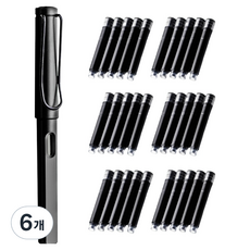 B2WIN 書法筆 + 墨水 30入組, 6個, 黑色(筆), 黑色(墨水)