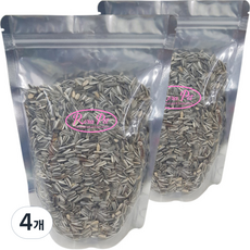 앵무새 소동물 해바라기씨 간식, 400g, 4개