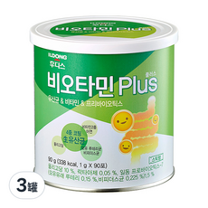 ILDONG 日東 Truemom 益生元Plus，90g (1g x 90包)，含乳酸菌和維生素, 3罐